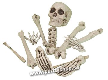 Ddskalle med ben i gruppen Hgtider / Halloween / Halloweendukning hos PARTAJSHOP AB (94777-J3T2)