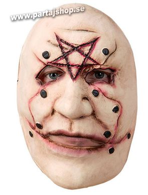 Mask pentagram i gruppen Hgtider / Halloween / Halloweenmasker hos PARTAJSHOP AB (94996-A211)