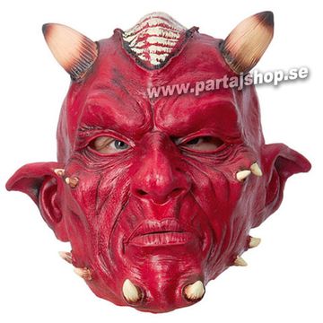 Mask devil i gruppen Hgtider / Halloween / Halloweenmasker hos PARTAJSHOP AB (94997-C233)
