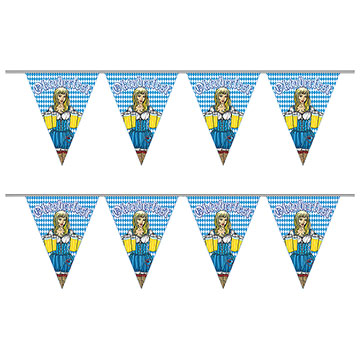 Vimplar Oktoberfest  i gruppen Hgtider / Oktoberfest / Oktoberfest dekorationer hos PARTAJSHOP AB (95039-A155)