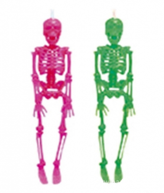 Hngande skelett neon i gruppen Hgtider / Halloween / Halloweendekoration hos PARTAJSHOP AB (95155r)