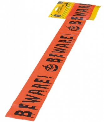 Plastband beware i gruppen Hgtider / Halloween / Halloweendekoration hos PARTAJSHOP AB (95162)