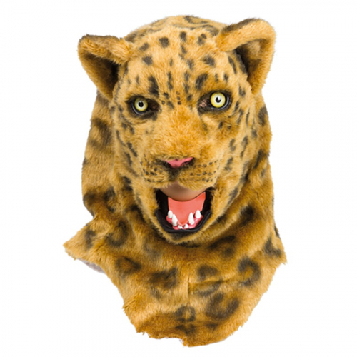 Djurmask Leopard rrlig mun  i gruppen Hgtider / Halloween / Halloweenmasker hos PARTAJSHOP AB (95341)