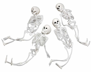 Skelett 4-pack i gruppen Hgtider / Halloween / Halloweendekoration hos PARTAJSHOP AB (95509)