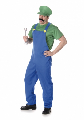 Luigi maskeraddrkt i gruppen Hgtider / Halloween / Halloweendrkter / Filmkaraktrer hos PARTAJSHOP AB (95614)