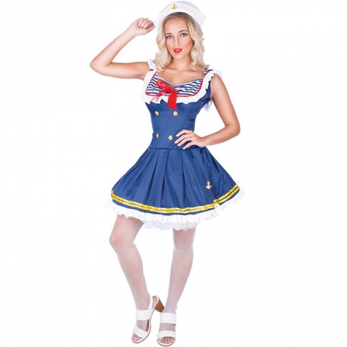 Sailor Maskeraddrkt i gruppen Hgtider / Halloween / Halloweendrkter / Damdrkter hos PARTAJSHOP AB (95644)