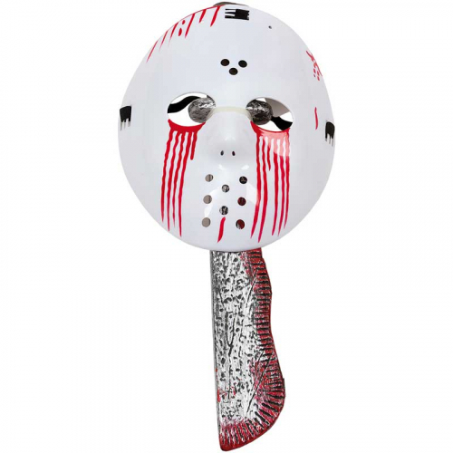 Hockeymask med machete i gruppen Hgtider / Halloween / Halloweenmasker hos PARTAJSHOP AB (95964)