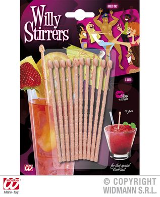 Drinkpinne Willy stirrers i gruppen Festartiklar / Festteman / Mhippa & svensexa hos PARTAJSHOP AB (9609Y-S263)