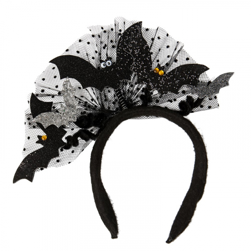 Diadem Fladdermus i gruppen Hgtider / Halloween / Halloweentillbehr hos PARTAJSHOP AB (96149)