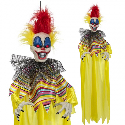 Clown med ljud, ljus och rrelse i gruppen Hgtider / Halloween / Halloweendekoration hos PARTAJSHOP AB (96189)