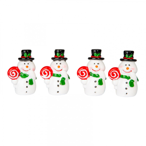 Snögubbar Mini dekoration i gruppen Högtider / Jul / Jultillbehör hos PARTAJSHOP AB (96257)