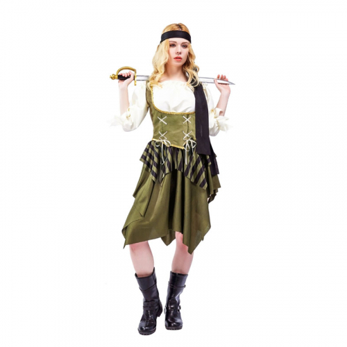 Pirat Tjej i gruppen Hgtider / Halloween / Halloweendrkter / Damdrkter hos PARTAJSHOP AB (96322)