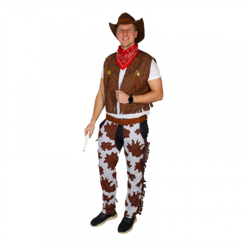 Cowboy Kostym i gruppen Hgtider / Halloween / Halloweendrkter / Herrdrkter hos PARTAJSHOP AB (96339)