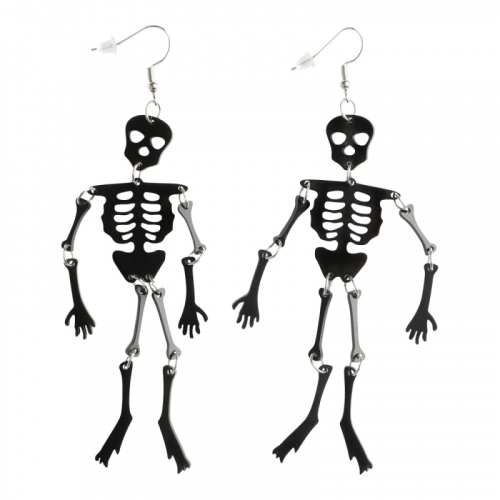 Örhängen Skelett i gruppen Högtider / Halloween / Halloweentillbehör hos PARTAJSHOP AB (96395)