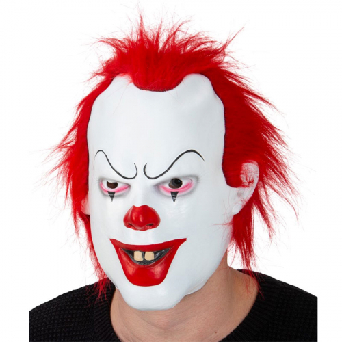 Clownmask Skrck i gruppen Hgtider / Halloween / Halloweenmasker hos PARTAJSHOP AB (96476)