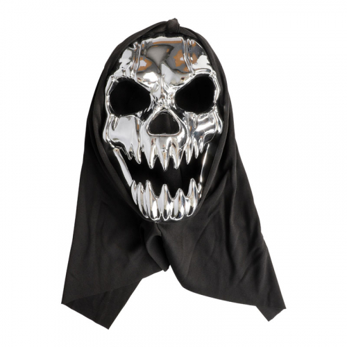 Mask silver monster i gruppen Hgtider / Halloween / Halloweenmasker hos PARTAJSHOP AB (96509)