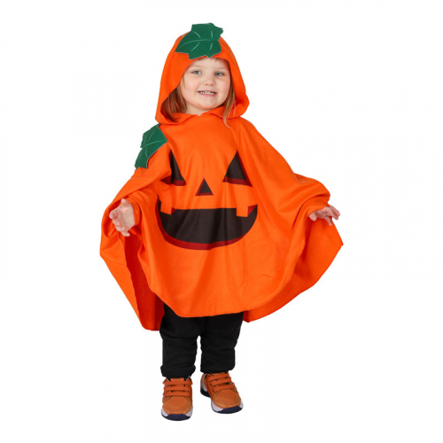Pumpa cape barn i gruppen Högtider / Halloween / Halloweendräkter / Barndräkter hos PARTAJSHOP AB (96580r)