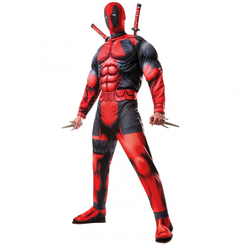 Maskeraddrkt Deadpool i gruppen Hgtider / Halloween / Halloweendrkter / Filmkaraktrer hos PARTAJSHOP AB (96625)