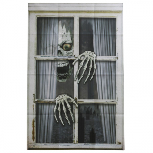 Fnsterdekoration Skelett i gruppen Hgtider / Halloween / Halloweendekoration hos PARTAJSHOP AB (96664)
