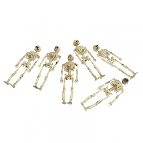 Skelett 6-pack i gruppen Hgtider / Halloween / Halloweendekoration hos PARTAJSHOP AB (96677)