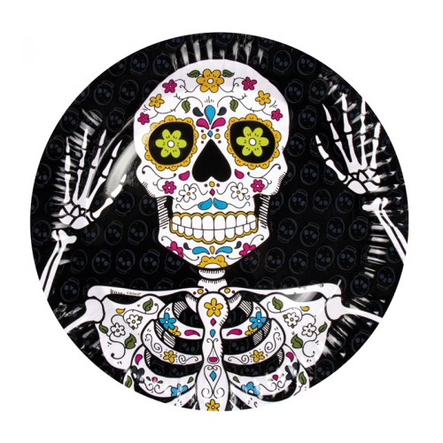 Tallrik Day of the Dead i gruppen Festartiklar / Dukning / Tallrikar hos PARTAJSHOP AB (97025)