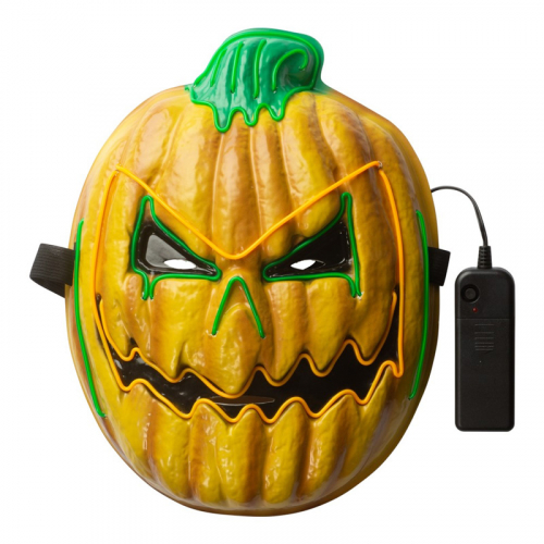 Pumpamask med ledljus i gruppen Hgtider / Halloween / Halloweenmasker hos PARTAJSHOP AB (97115b)