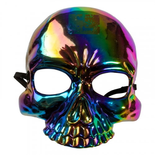 Ddskallemask skimrande i gruppen Hgtider / Halloween / Halloweenmasker hos PARTAJSHOP AB (97200)