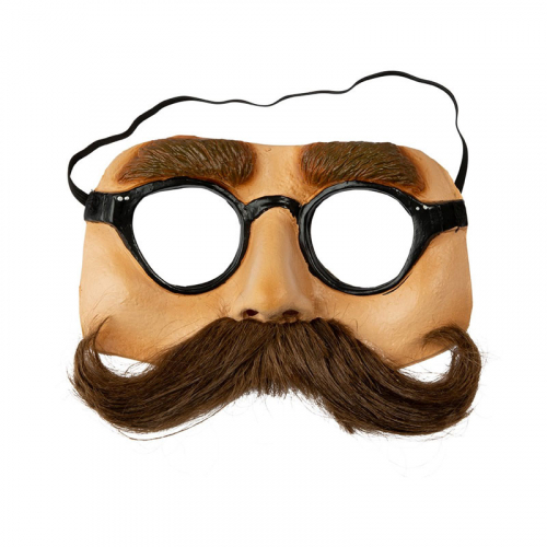 gonmask, mustasch i gruppen Hgtider / Halloween / Halloweenmasker hos PARTAJSHOP AB (97227)