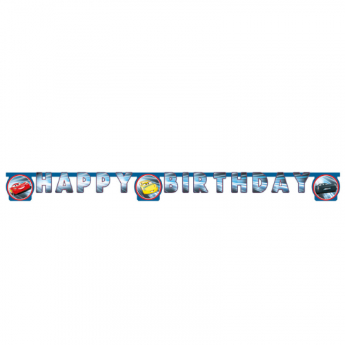 Cars Girlang happy birthday i gruppen Festartiklar / Barnkalas / Bilar - Cars hos PARTAJSHOP AB (97289)