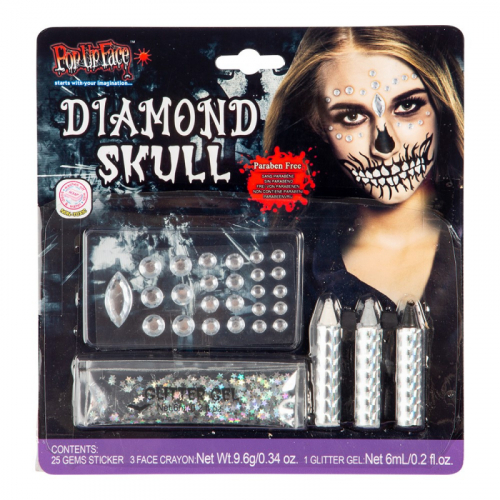 Smink-kit Ddskalle i gruppen Hgtider / Halloween / Halloweensmink hos PARTAJSHOP AB (97297)