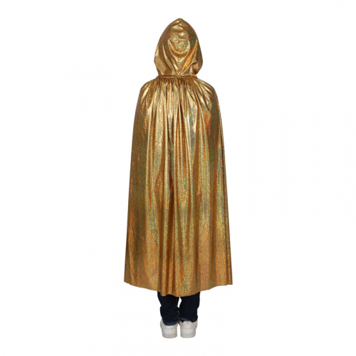 Cape shimrande guld i gruppen Maskerad / Maskeradklder / Cape & mantel hos PARTAJSHOP AB (97469)