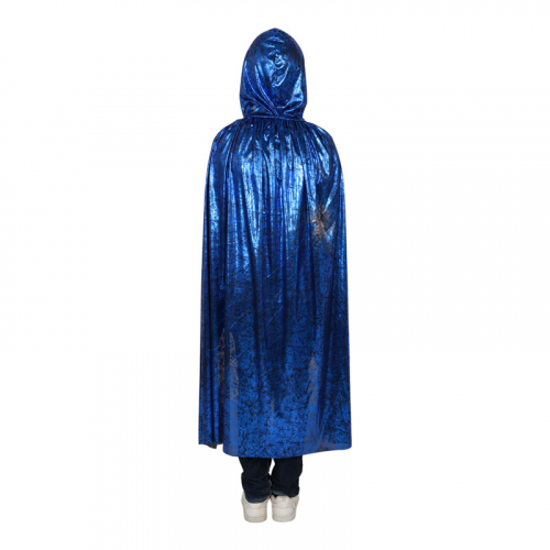 Cape shimrande bl i gruppen Maskerad / Maskeradklder / Cape & mantel hos PARTAJSHOP AB (97471)
