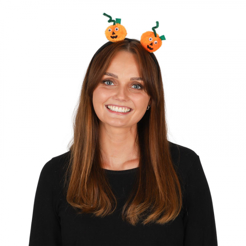 Pumpa diadem i gruppen Högtider / Halloween / Halloweentillbehör hos PARTAJSHOP AB (97676)