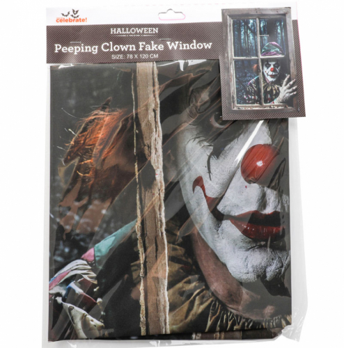 Fönsterdekor Clown i gruppen Högtider / Halloween / Halloweendekoration hos PARTAJSHOP AB (97687)