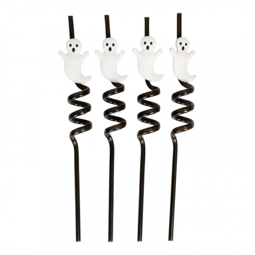 Sugrör spöke 4-pack i gruppen Festartiklar / Barnkalas hos PARTAJSHOP AB (97730)