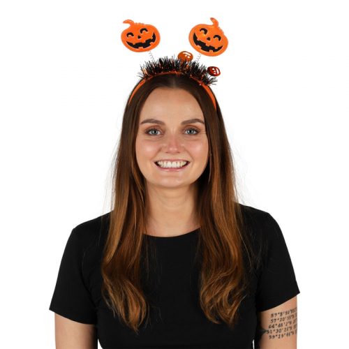 Pumpa diadem i gruppen Högtider / Halloween / Halloweentillbehör hos PARTAJSHOP AB (97735)