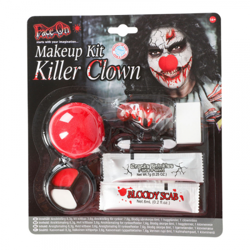 Killer clown make up i gruppen Smink & hårfärg / Halloween smink hos PARTAJSHOP AB (97880)