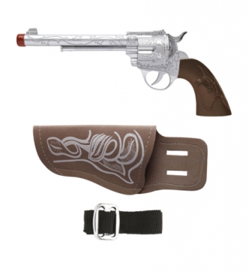 Cowboy pistol och hlster i gruppen Festartiklar / Barnkalas / Cowboy & indian hos PARTAJSHOP AB (9804C)