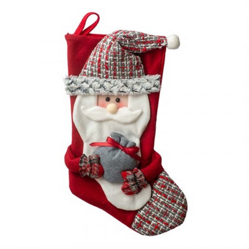 julstrumpa med tomte i gruppen Hgtider / Jul / Jultillbehr hos PARTAJSHOP AB (98208)