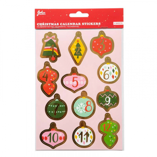 Klistermrken Adventskalender i gruppen Roliga prylar / Hobby & fritid / Stickers hos PARTAJSHOP AB (98216)