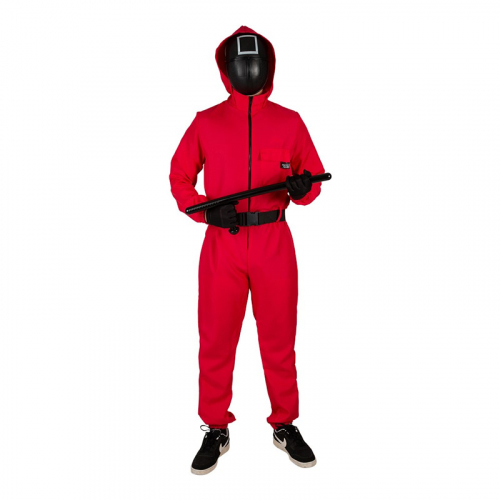 SQUID GAME SOLDIER COSTUME i gruppen Hgtider / Halloween / Halloweendrkter / Filmkaraktrer hos PARTAJSHOP AB (98239-R)