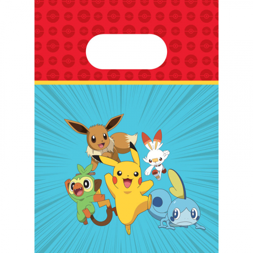 Kalaspåsear papp 4-pack i gruppen Festartiklar / Barnkalas / Pokémon hos PARTAJSHOP AB (98395)