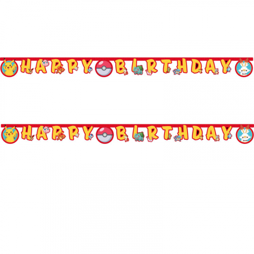 Banner Pokemon 1-pack i gruppen Festartiklar / Barnkalas / Pokémon hos PARTAJSHOP AB (98399)