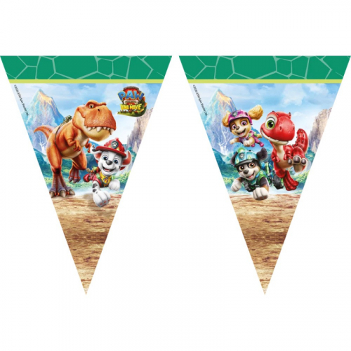 Vimpel Girlang Paw Patrol Dino i gruppen Festartiklar / Dekorationer / Girlanger & vimplar hos PARTAJSHOP AB (98802A)
