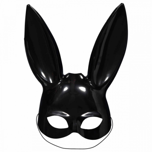 Mask Bunny Black i gruppen Hgtider / Halloween / Halloweenmasker hos PARTAJSHOP AB (9918082)
