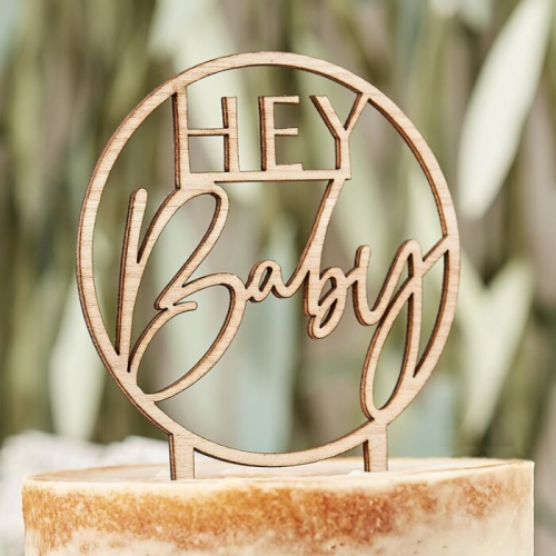 Trtdekoration Hey Baby i gruppen Hgtider / Baby shower / Hey Baby hos PARTAJSHOP AB (BAB-109)