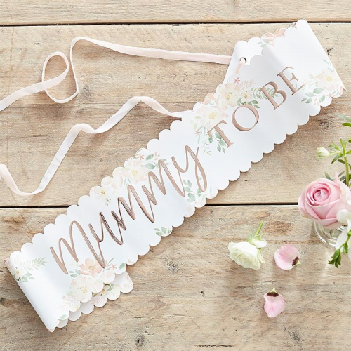 Ordensband Mommy to be i gruppen Hgtider / Baby shower / Baby In Bloom hos PARTAJSHOP AB (BL-102)
