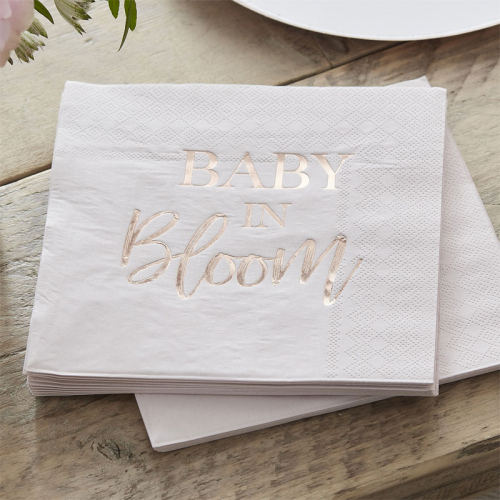 Servetter Baby in bloom i gruppen Hgtider / Baby shower / Baby In Bloom hos PARTAJSHOP AB (BL-107)