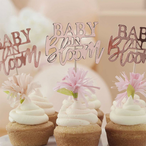 Toppers Baby in bloom i gruppen Hgtider / Baby shower / Baby In Bloom hos PARTAJSHOP AB (BL-108)