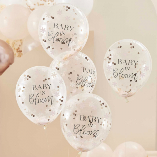 Konfettiballonger Baby in bloom i gruppen Hgtider / Baby shower / Baby In Bloom hos PARTAJSHOP AB (BL-109)